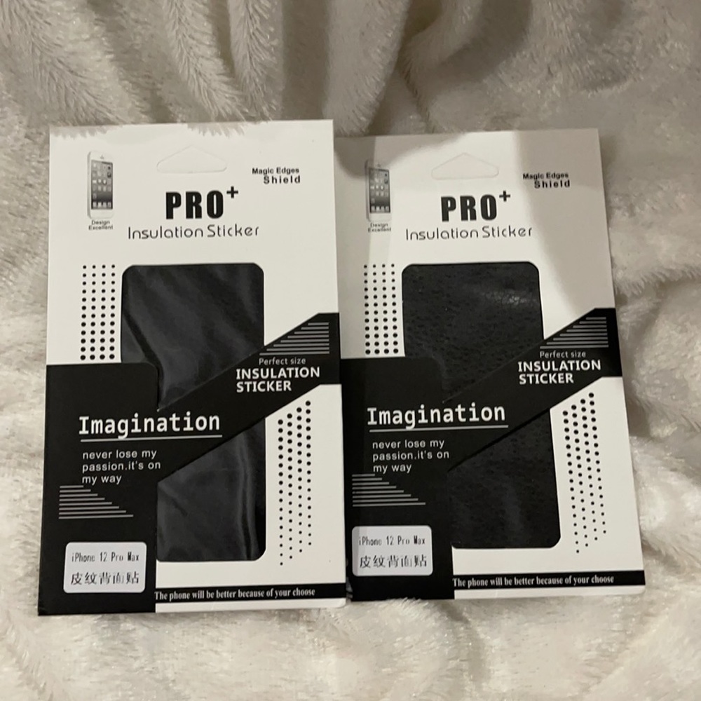 New set/2 iPhone 12 Pro Max insulation stickers